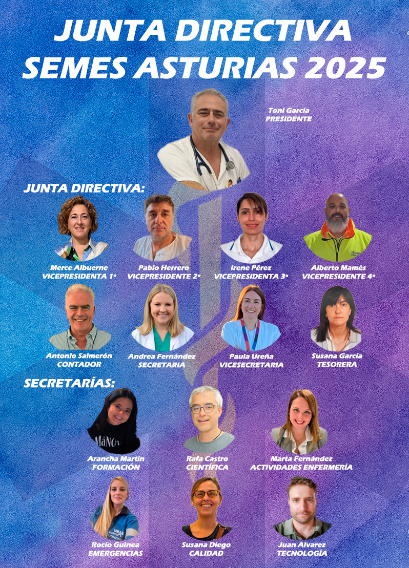 Junta Directiva SEMES Asturias 2025